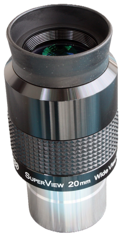 20mm SuperView 1.25" Wide Angle Eyepiece