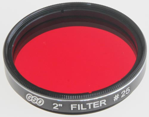 Filter #25 Red 2"