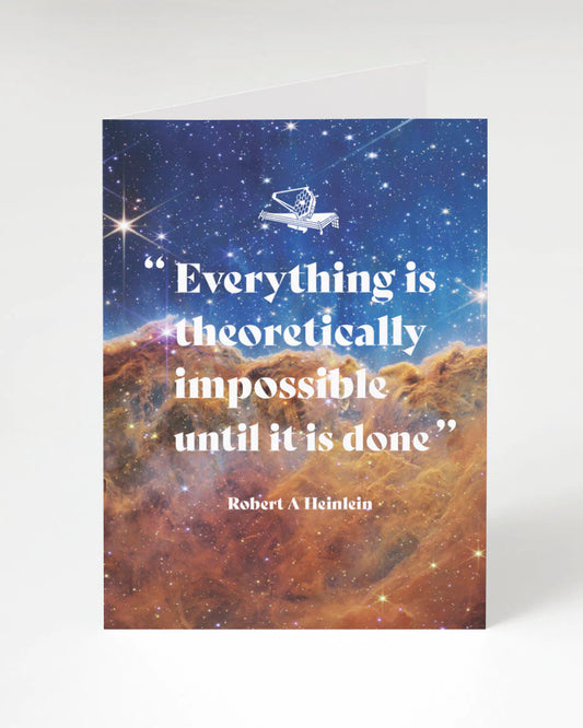 Cognitive Surplus: Everything Is Theoretically Impossible Greeting Card
