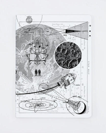 Cognitive Surplus: Moon Landing Softcover Notebook